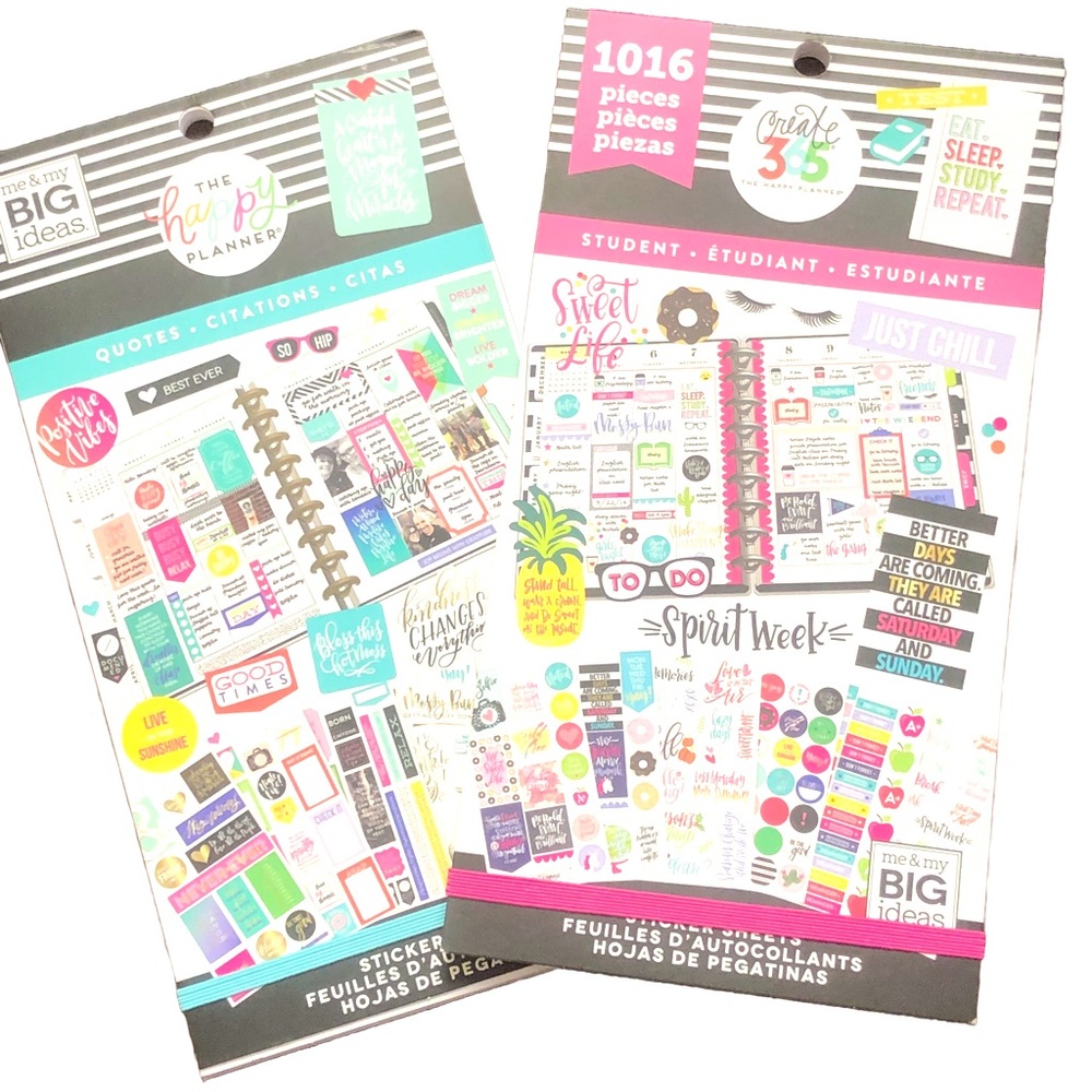 HAPPY PLANNER STICKER BOOKS .. BRAND NEW!